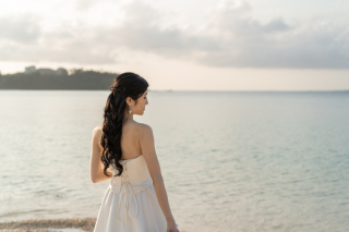 季節によっては17：00撮影でサンセット風写真も撮れます♡