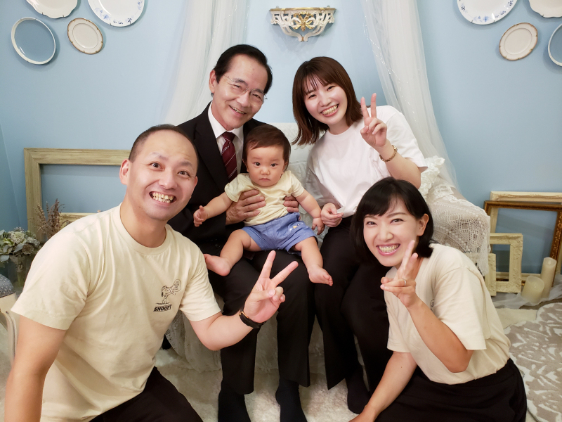 毎年恒例！家族写真♡