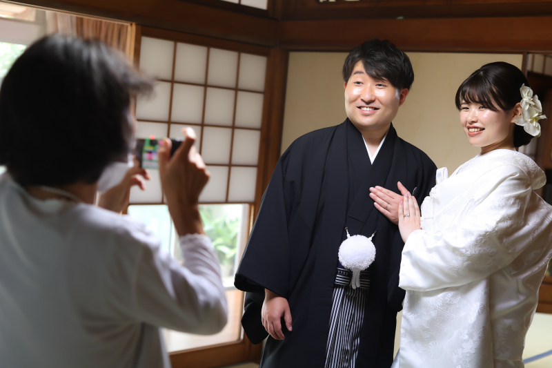 大好きな祖父母様のお家でフォト＊