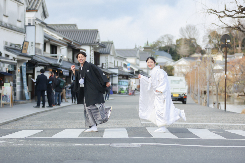 1月の美観地区ロケ♪