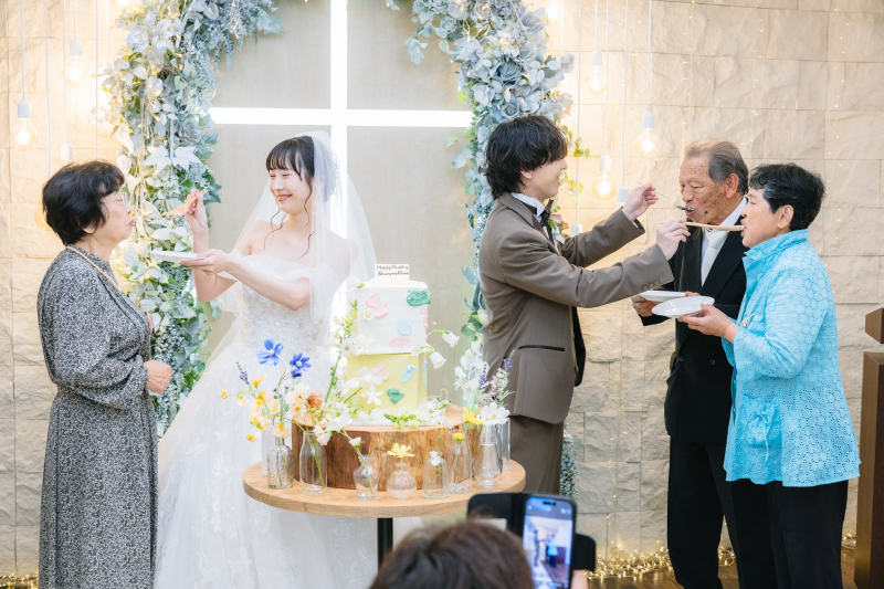 フォトウェディング×ケーキカット!?