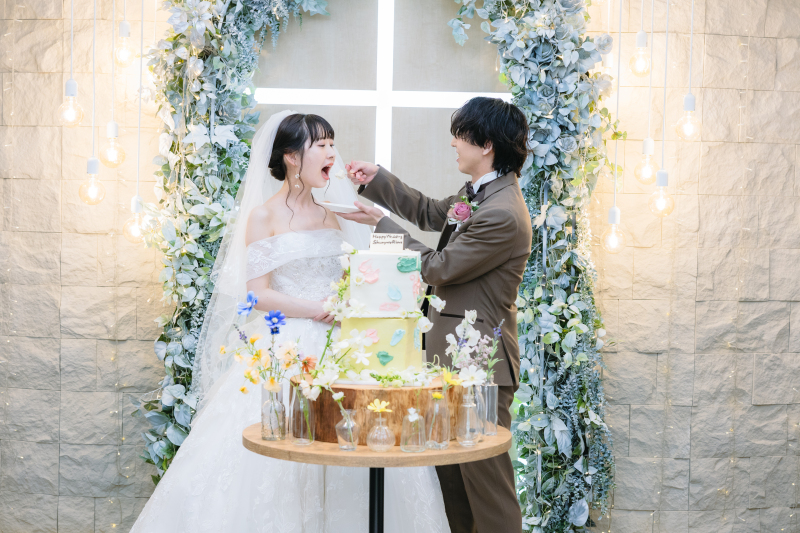 フォトウェディング×ケーキカット!?