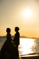 9月の夕日フォト*