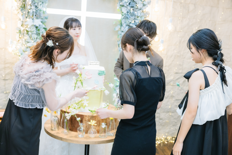 フォトウェディング×ケーキカット!?