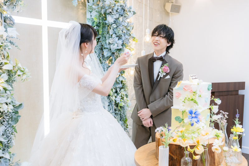 フォトウェディング×ケーキカット!?