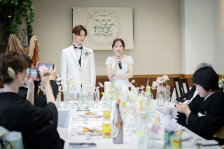 撮影後にゲストの皆様でゆったりお食事を♪