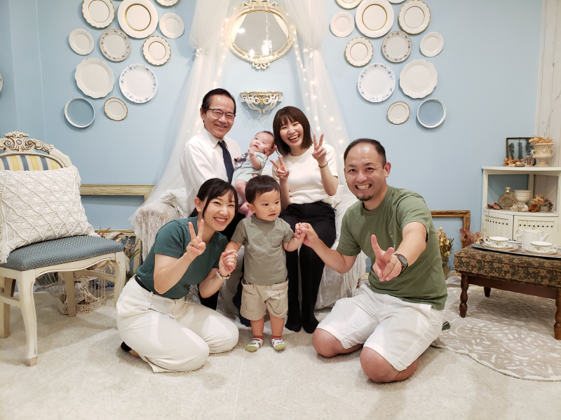 毎年恒例！家族写真♡