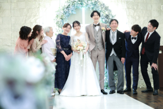 家族と過ごす挙式