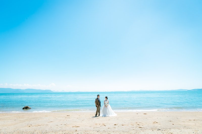 夏の海ロケ