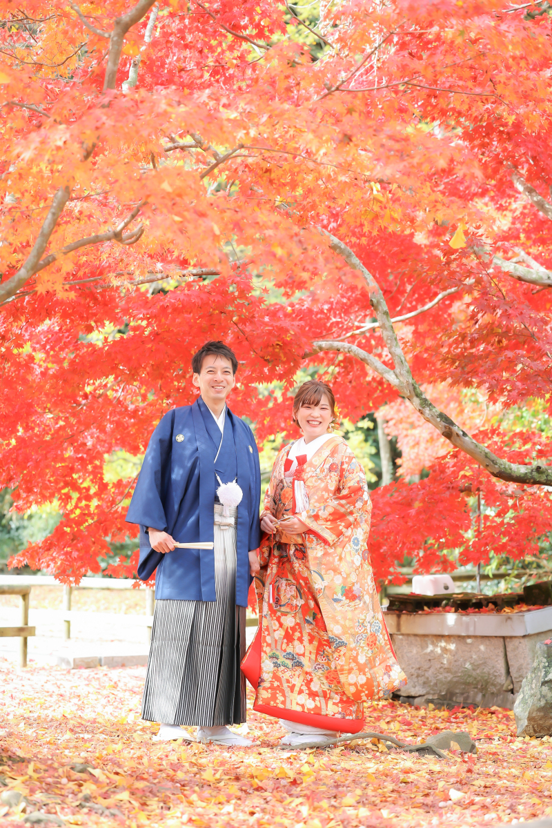 紅葉の撮影も受付中です