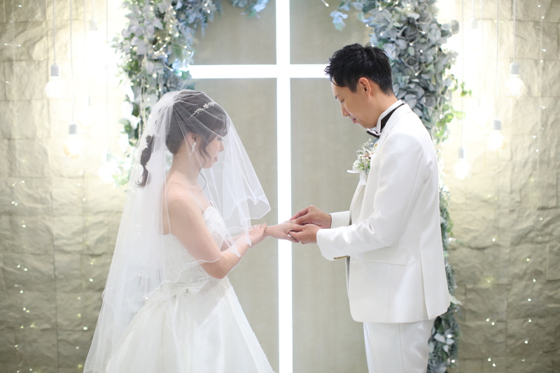 チャペルでの挙式風撮影♡