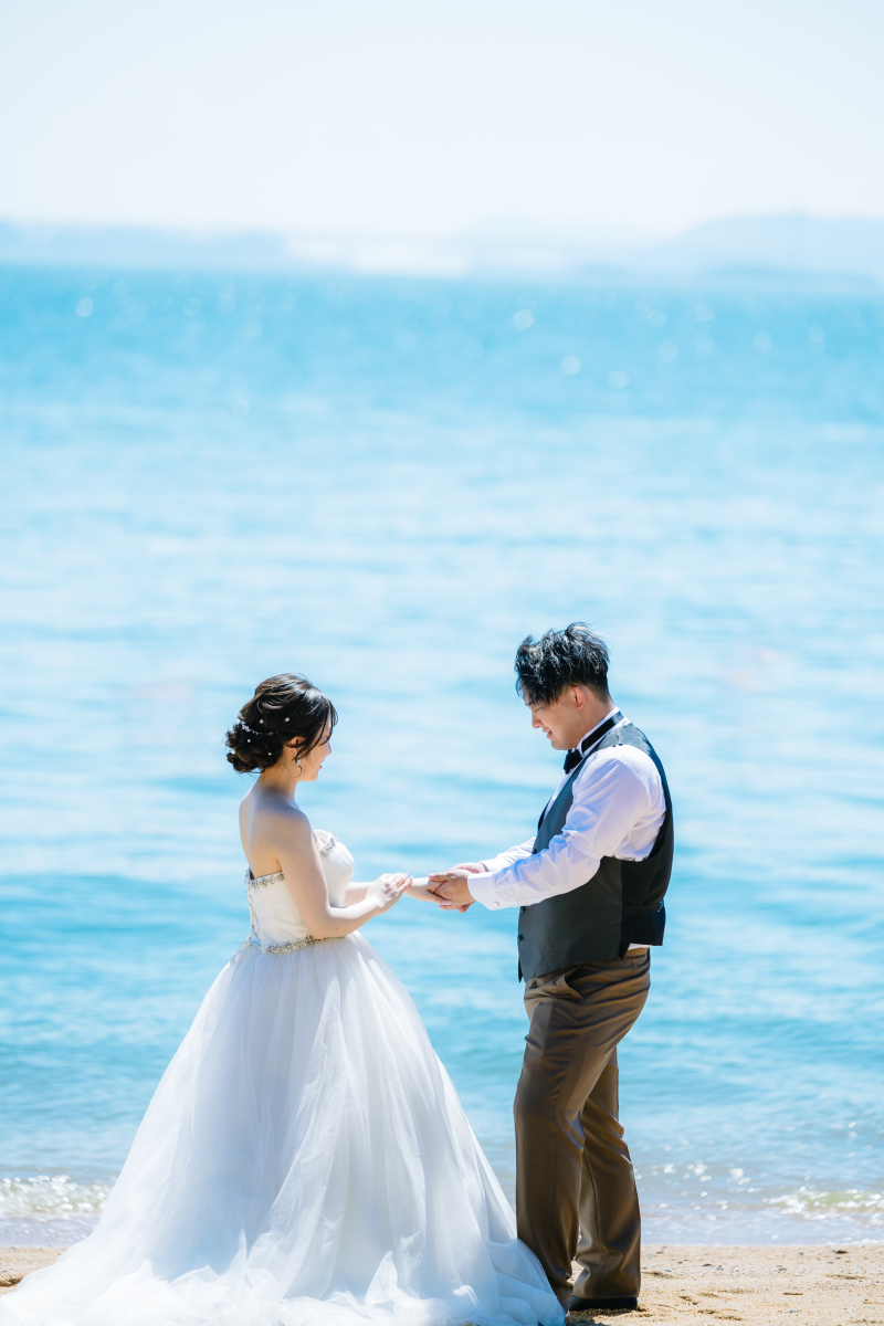 夏の海ロケ