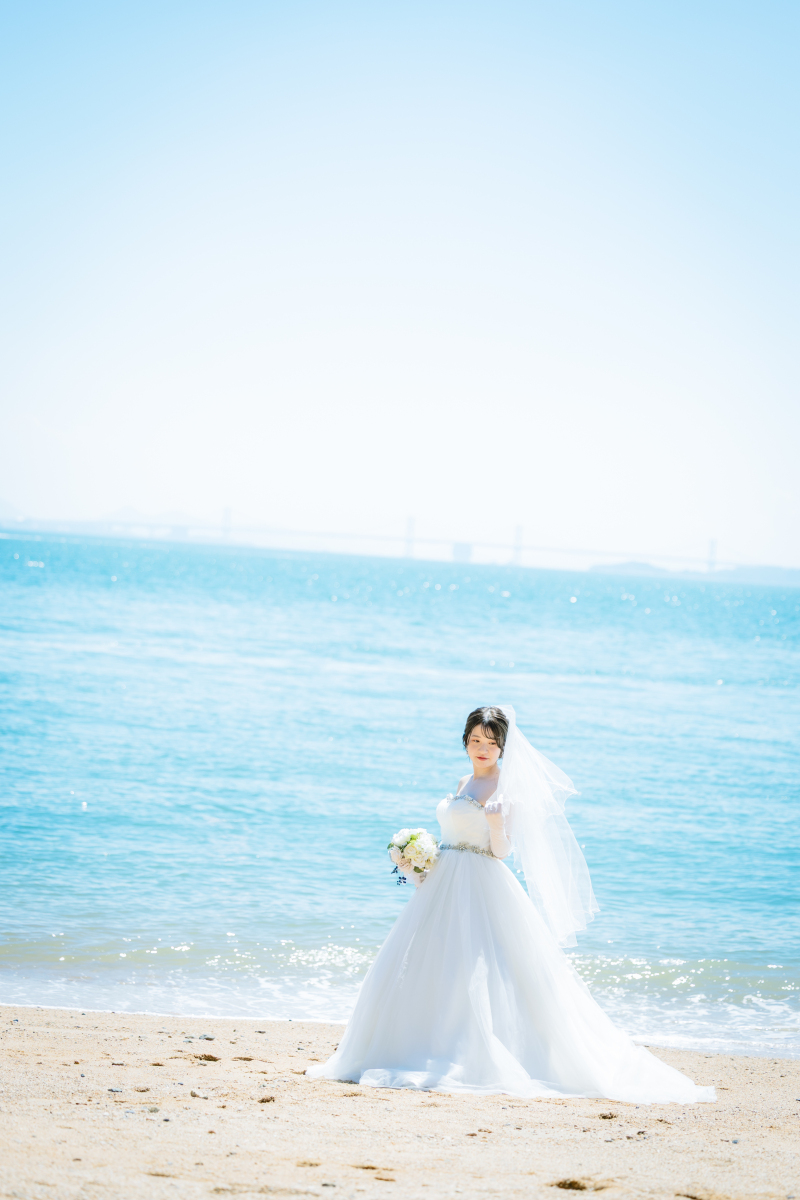 夏の海ロケ