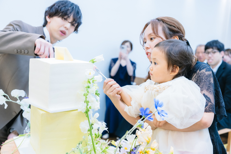 フォトウェディング×ケーキカット!?