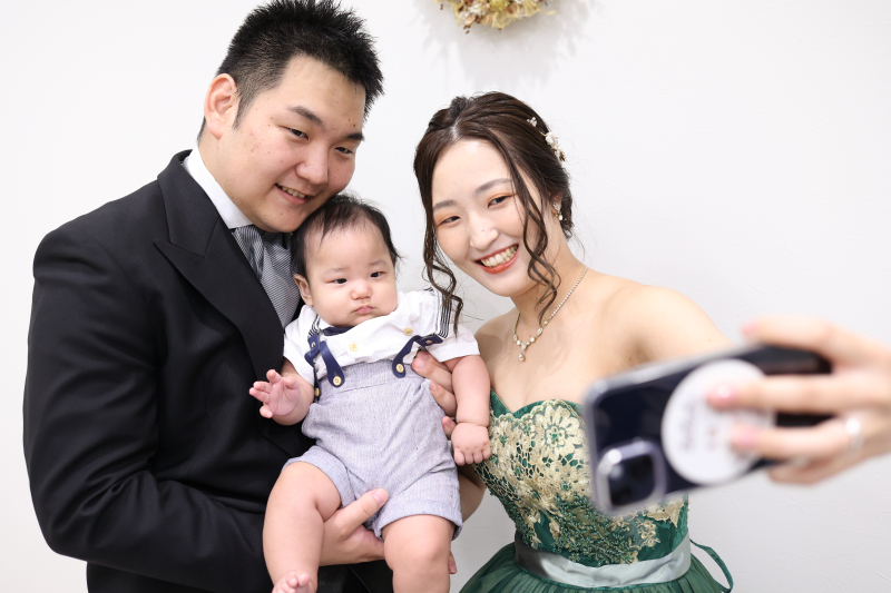 お子様との撮影♪
