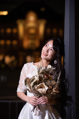 秋から冬にかけての結婚式でも可愛いブーケは作れます！