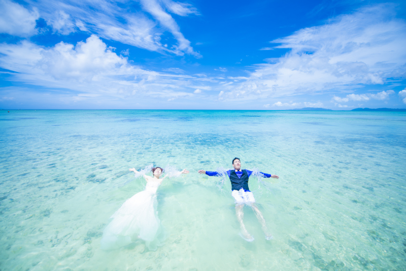 【まるで海外？！】ウォーターイン撮影をしたら絶対オススメ！ウユニ塩湖風加工