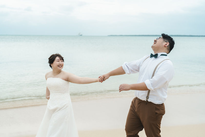 プランに迷った方は当サロン一番人気のビーチとグリーンが撮れるプランはいかがですか