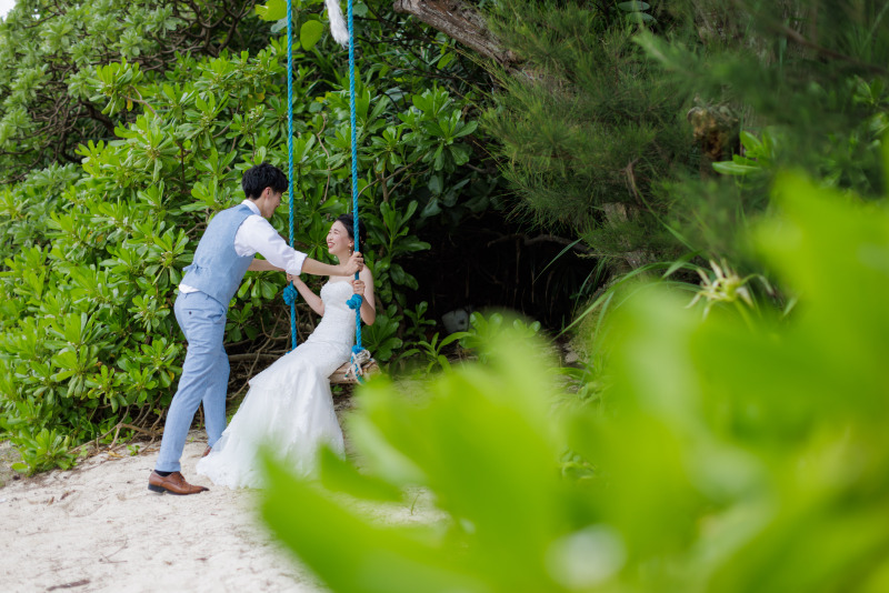 ブランコを使った撮影アイディア