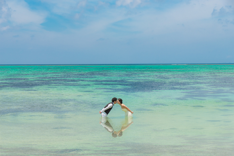 【まるで海外？！】ウォーターイン撮影をしたら絶対オススメ！ウユニ塩湖風加工