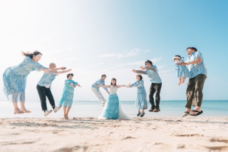 プランに迷った方は当サロン一番人気のビーチとグリーンが撮れるプランはいかがですか