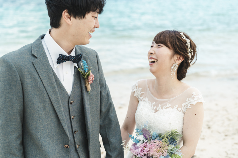 プランに迷った方は当サロン一番人気のビーチとグリーンが撮れるプランはいかがですか