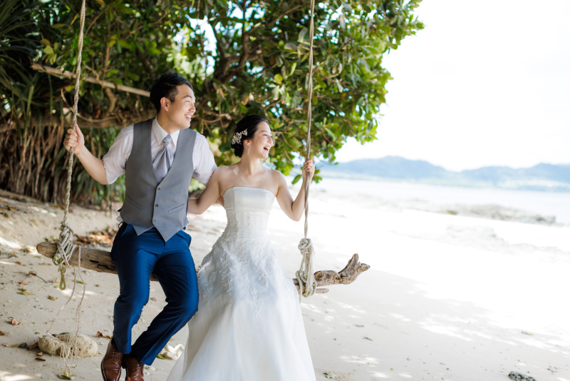 ブランコを使った撮影アイディア