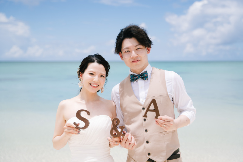イニシャルウッドを使った撮影アイディア