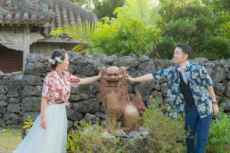 【オススメプラン】やいま村で赤瓦古民家撮影・:*+