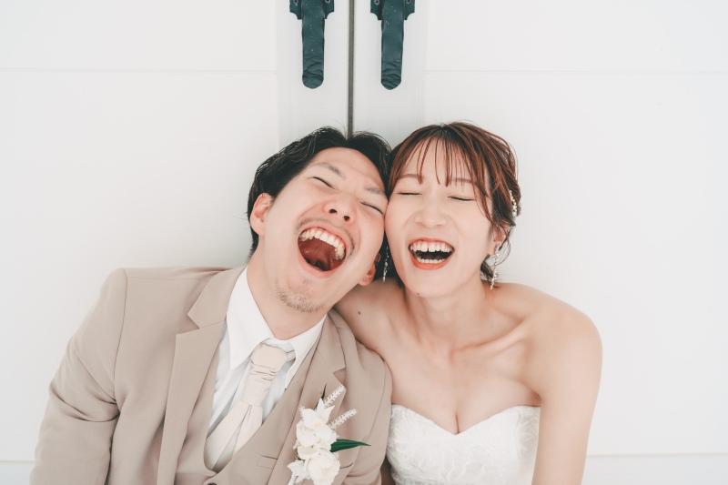 プランに迷った方は当サロン一番人気のビーチとグリーンが撮れるプランはいかがですか