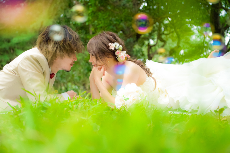 大自然の中での撮影！