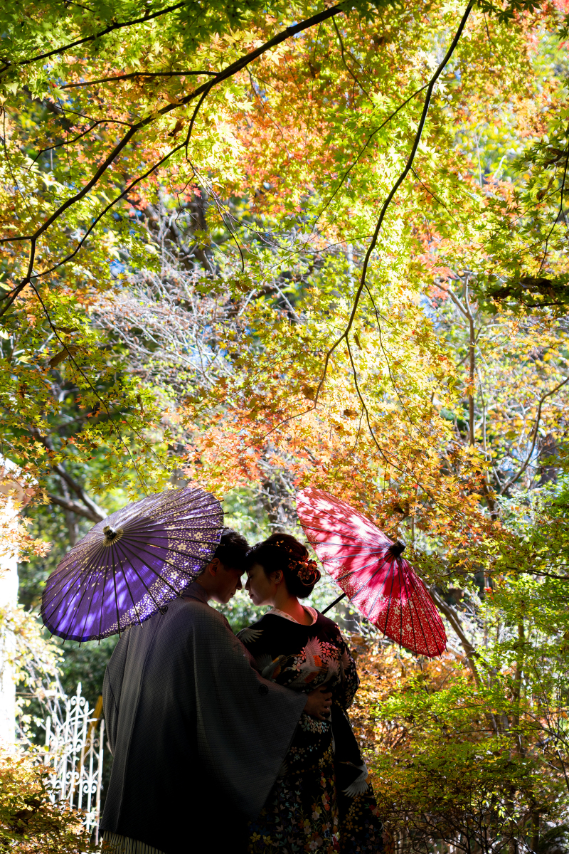 美しい紅葉ロケーションをふたり占めできる♡