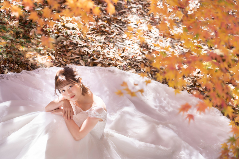 美しい紅葉ロケーションをふたり占めできる♡