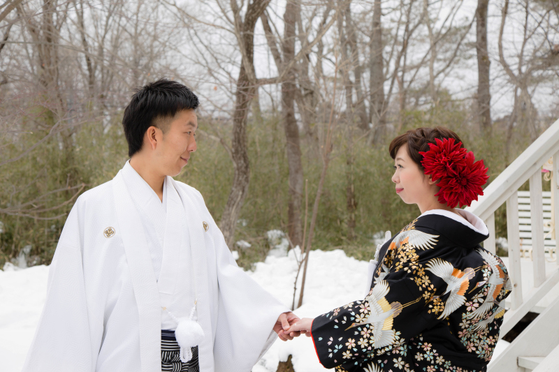 ★冬季限定★雪と和装