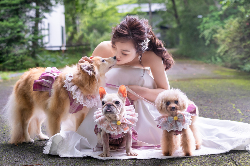 ペットと一緒に♡ガーデンwedding