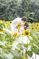 ひまわりに囲まれて♡夏を楽しむロケーションフォト