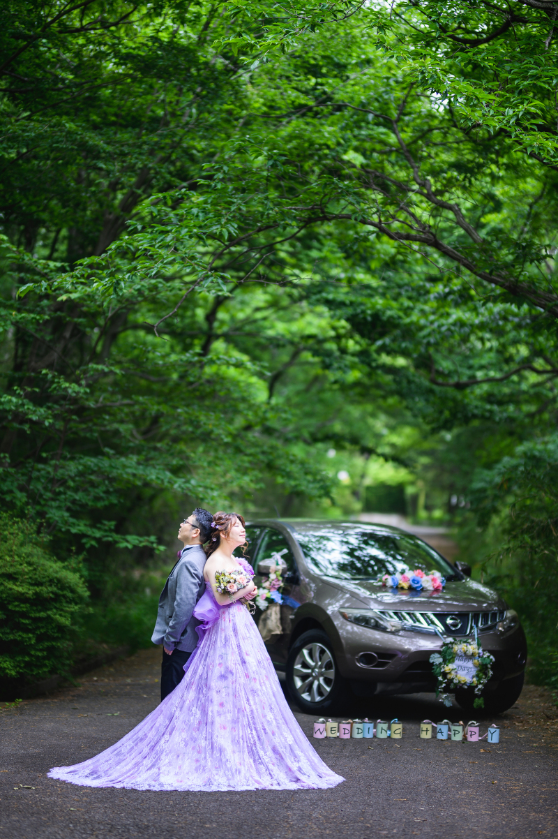 愛車とwedding