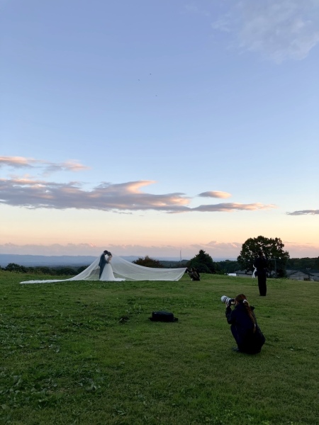 人気の「ロングベール」ショット