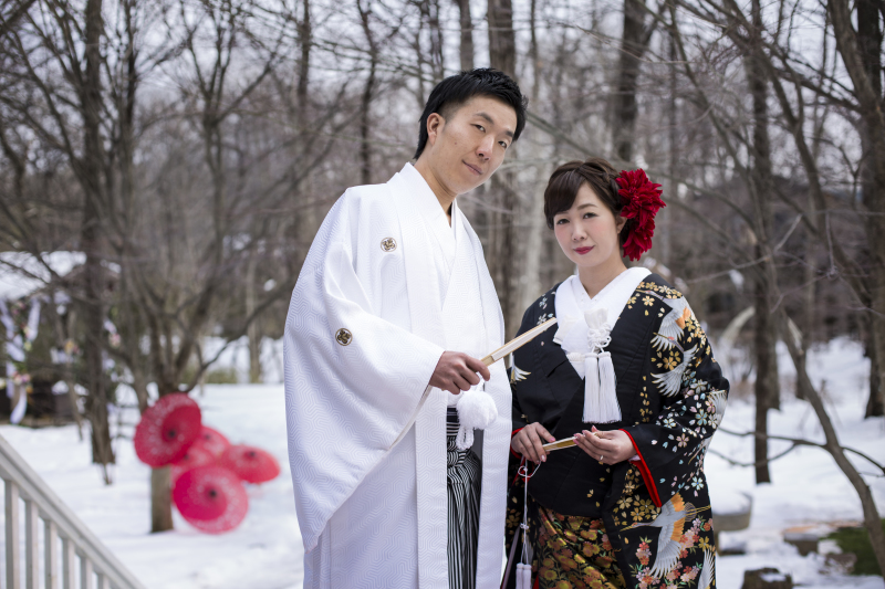 ★冬季限定★雪と和装