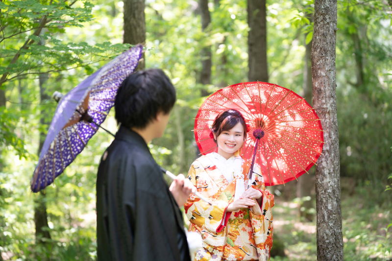 新緑が美しい”森のガーデン”で素敵なひと時を♡