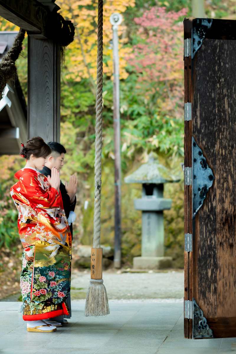 【紅葉・神社ロケ】那須高原温泉神社