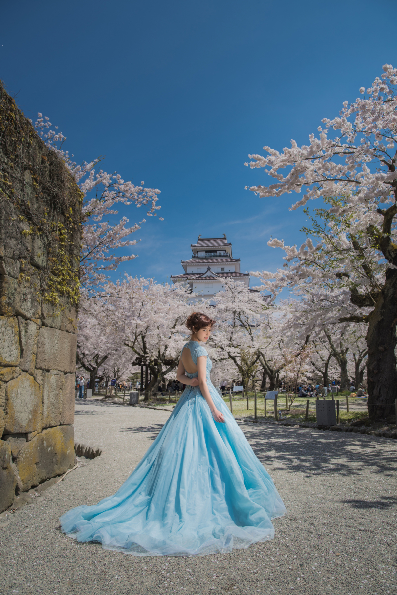 春の前撮りは桜ロケーションがオススメ