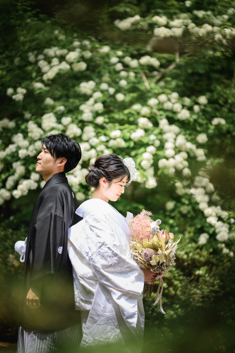 新緑が美しい”森のガーデン”で素敵なひと時を♡