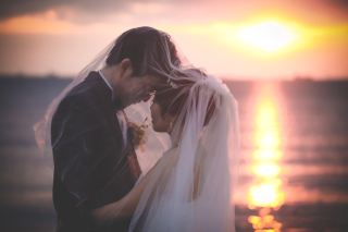 一瞬も無駄にしない!ロマンチック夕日フォト♡