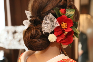 和装にも洋装にも♪ヘアメイク