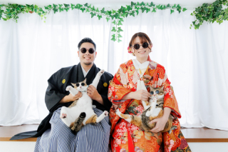 ペットと撮れるフォトウェディング