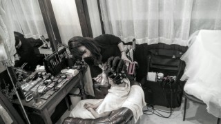 鏡に映る自分・・・