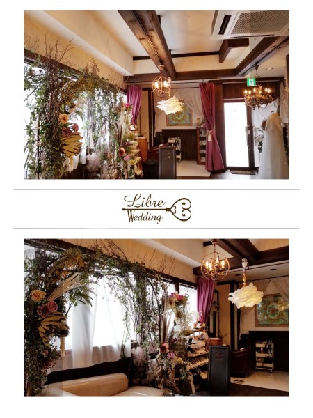 アンティークな店内