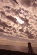 曇り空でも自然の演出