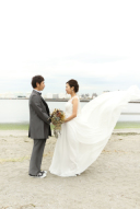 海でのロケーション撮影